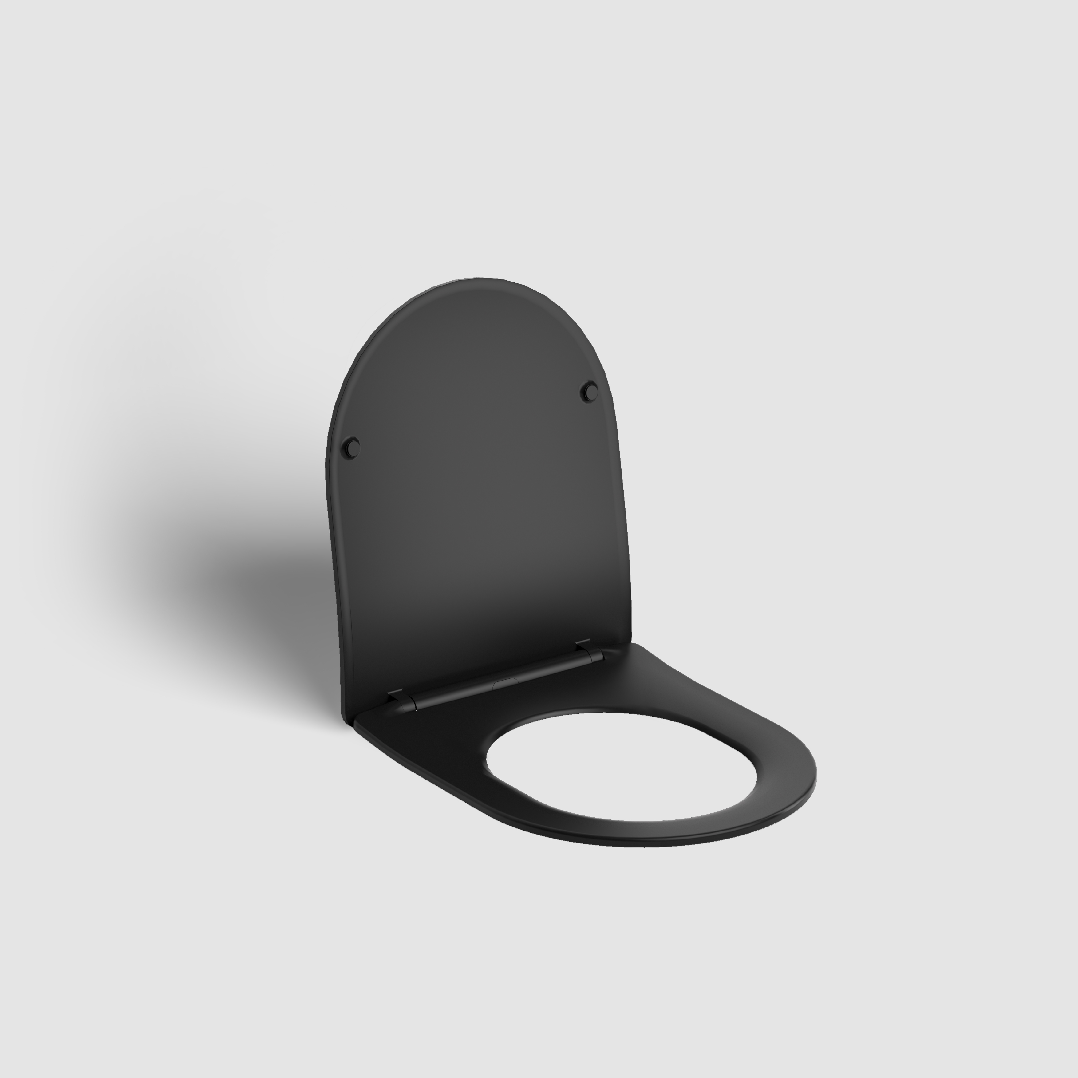 Clou InBe 3 toiletzitting met deksel soft-closing mat zwart
